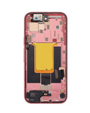 Pantalla OLED Premium PEONY para Google Pixel 9A con marco y sensor de huella, color vivo.