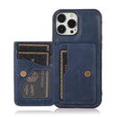 Funda cartera de cuero para iPhone 12/12 Pro en color azul en Xela Quetzaltenango.
