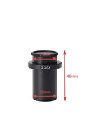 Lente C Mount ajustable de gran zoom para microscopios en Quetzaltenango.