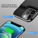 Case de carga de 5500mAh para iPhone 12 Pro Max en color negro disponible en Xela Quetzaltenango.