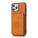 Funda cartera de cuero iPhone 12 Pro Max ORANGE