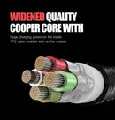 Cable de carga LDNIO LC93 de 4 pies en color gris, ideal para cargar dispositivos en Quetzaltenango.