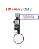 Solución para el botón de inicio sin necesidad de Bluetooth ni jumpers para iPhone 8P/8/SE (2020)/7P/7 en color rosa dorado en Quetzaltenango, Xela.