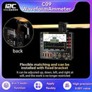 Amperímetro digital i2C C09 con pantalla LCD, detección precisa de carga y medición de voltaje.