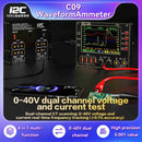 Amperímetro digital i2C C09 con pantalla LCD, detección precisa de carga y medición de voltaje.