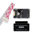 Juego de fixture i2C M15SE sin desmontaje para programación electrónica BajoPPLCD, con adaptadores y cables.