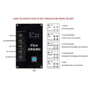 El Proyector de puntos i2C iFace Matrix Tester ideal para pruebas de detección en Xela.