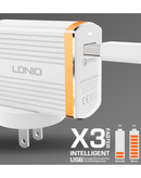 Encuentra el cargador de pared LDNIO A1302Q USB-A de 18W en Xela Quetzaltenango al mejor precio.