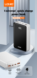 Bateria con display digital LDNIO PQ22 (BLACK / WHITE) (20000mAh / 22.5W)
