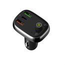 Cargador de carro Bluetooth 5.0 FM LDNIO C704Q con 2X USB A+C y cable USB A-C (30W) (3ft)