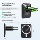 Encuentra el cargador inalámbrico magnético para auto de 15W en color negro en Quetzaltenango.