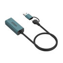 Concentrador Ethernet Onten 1in2 USB 3.0 disponible en Xela Quetzaltenango.