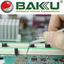 Pinzas BAKU 7-SA SR sin magnetismo de acero inoxidable, ideales para trabajos de precisión en Quetzaltenango.