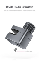 Soporte universal de metal QianLi iClamp Plus ajustable, ideal para reparaciones en Quetzaltenango.