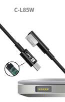 Cable de carga tipo C conector en forma L de 1 metro ideal para reparaciones en Quetzaltenango.