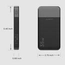 Encuentra el powerbank de carga rápida Juovi (Negro) en Quetzaltenango con 35W y 10.000mAh.