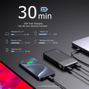 Encuentra el powerbank de carga rápida Juovi (Negro) en Quetzaltenango con 35W y 10.000mAh.