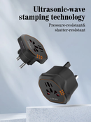 Adaptador de viaje LDNIO Z7 para enchufes EU a US/UK/AU, disponible en Quetzaltenango.