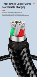 Cable de carga USB C-C Toocki de carga súper rápida con display, color azul, ideal para Xela Quetzaltenango.