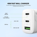 Encuentra el cargador rapido de pared Esoulk EA18 Dual USB-C + USB-A en Quetzaltenango.
