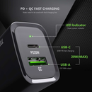 Encuentra el adaptador de pared Esoulk USB C+A PD/QC de 20W en Xela Quetzaltenango.