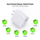 El adaptador de pared USB C Esoulk de 20W es compatible con una amplia gama de dispositivos y está disponible en color blanco en Xela Quetzaltenango.