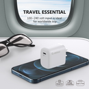 El adaptador de pared USB C Esoulk de 20W es compatible con una amplia gama de dispositivos y está disponible en color blanco en Xela Quetzaltenango.