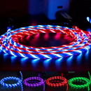 Cable USB LED de carga rápida de 3ft en color rojo disponible en Xela Quetzaltenango.