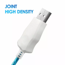 Cable de carga LED fast charging USB A-L PINK 3ft