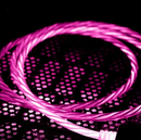 Cable de carga LED fast charging USB A-L PINK 3ft