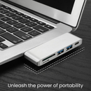 Hub multiport USB-C con garantía en Xela Quetzaltenango, ideal para conectar varios dispositivos a la vez.