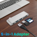 Hub multiport USB-C con garantía en Xela Quetzaltenango, ideal para conectar varios dispositivos a la vez.