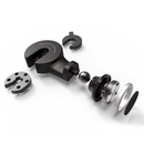 Soporte universal con rotacion 360 magnetico para tablet y telefono para reposacabezas trasero