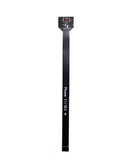 Cable flex de extensión de batería para iPhone 11 y SE2, color negro, conectores dorados.