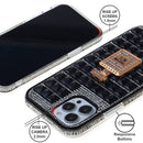 Protege tu iPhone 7G / 8G / SE 2020 con estilo con la funda Crystal Stones con adorno de perfume en color negro en Quetzaltenango.