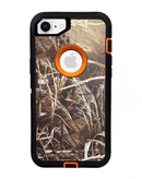 Protege tu iPhone 7/8 con esta funda heavy duty CAMO ORANGE en Quetzaltenango.