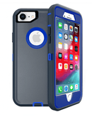 Protege tu iPhone 7 o 8 con este case resistente color azul oscuro en Quetzaltenango.