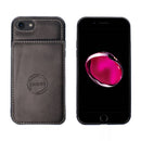 Funda billetera de cuero magnética para iPhone 7G / 8G / SE 2020 en color negro en Xela Quetzaltenango.
