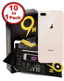 Tapa trasera templada para iPhone 8 Plus, pack de 10, disponible en Xela Quetzaltenango.