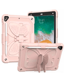 Protege tu iPad 10.2 / Air 3 / Pro 10.5 con elegancia con la funda butterfly stand en color ROSE PINK en Quetzaltenango.