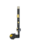 Cable flex negro con conector jack de audio de repuesto para iPad Mini 1. Componente esencial para la reparación de audio.