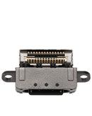 Puerto de carga USB-C negro espacial para iPad Pro 11 (2024) y Pro 13 (2024), requiere soldadura.