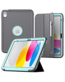 Encuentra la funda protectora full body color gris-azulado para iPad 10 2022 en Xela Quetzaltenango.