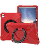 Protege tu iPad 10 2022 / iPad 11 con esta funda roja a prueba de golpes con soporte circular en Quetzaltenango.