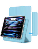 Protege tu iPad 10.9" o iPad 11 con una funda magnética de cuerpo completo en color azul claro en Quetzaltenango.