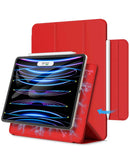 Protege tu iPad 10 2022 o iPad 11 con la funda magnética de cuerpo completo en color rojo en Xela Quetzaltenango.