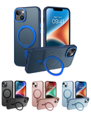 Encuentra el mejor case de carbon con carga inalámbrica y soporte de anillo para iPhone 14 y 13 en Quetzaltenango.