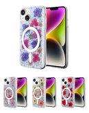 Encuentra la exclusiva funda con carga inalámbrica de flores reales para iPhone 14 en Xela Quetzaltenango.