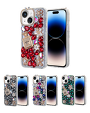 Encuentra la funda de silicona rígida Crystal Flower Perfume para iPhone 15 en Xela Quetzaltenango.