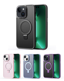 Funda de carga inalámbrica carbon para iPhone 14 Plus / 15 Plus con soporte anillo en Quetzaltenango, Xela.